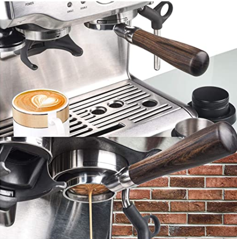 54mm Bottomless Portafilter with basket for Breville BES800 SERIES ESPRESSO MAKERS Seven Trees Coffee