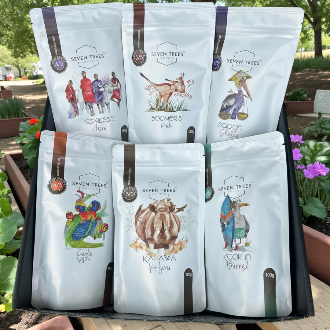 Coffee Sample Pack - DARK ROAST 6 x 100g