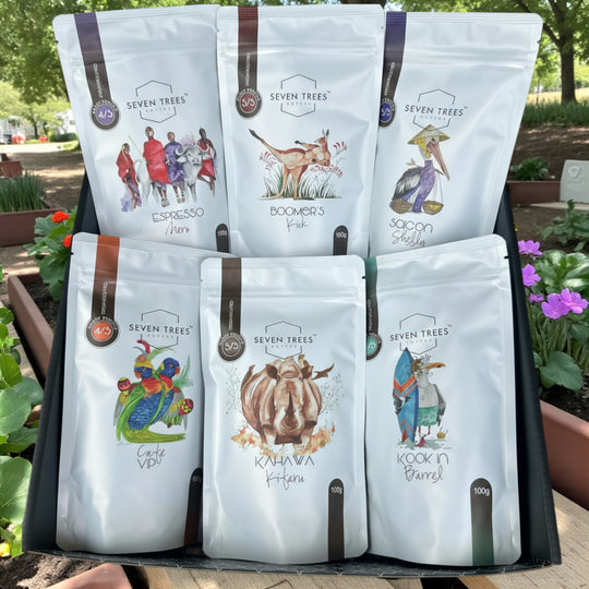 Coffee Sample Pack - DARK ROAST 6 x 100g