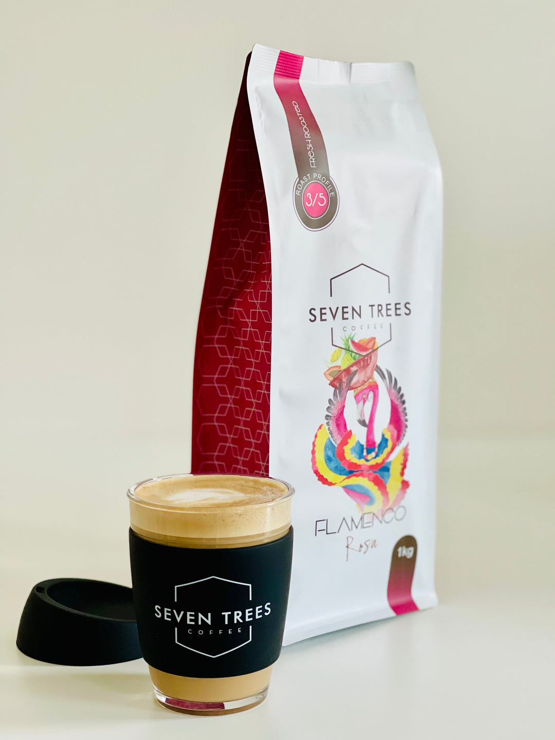 Flamenco Rosa Seven Trees Coffee