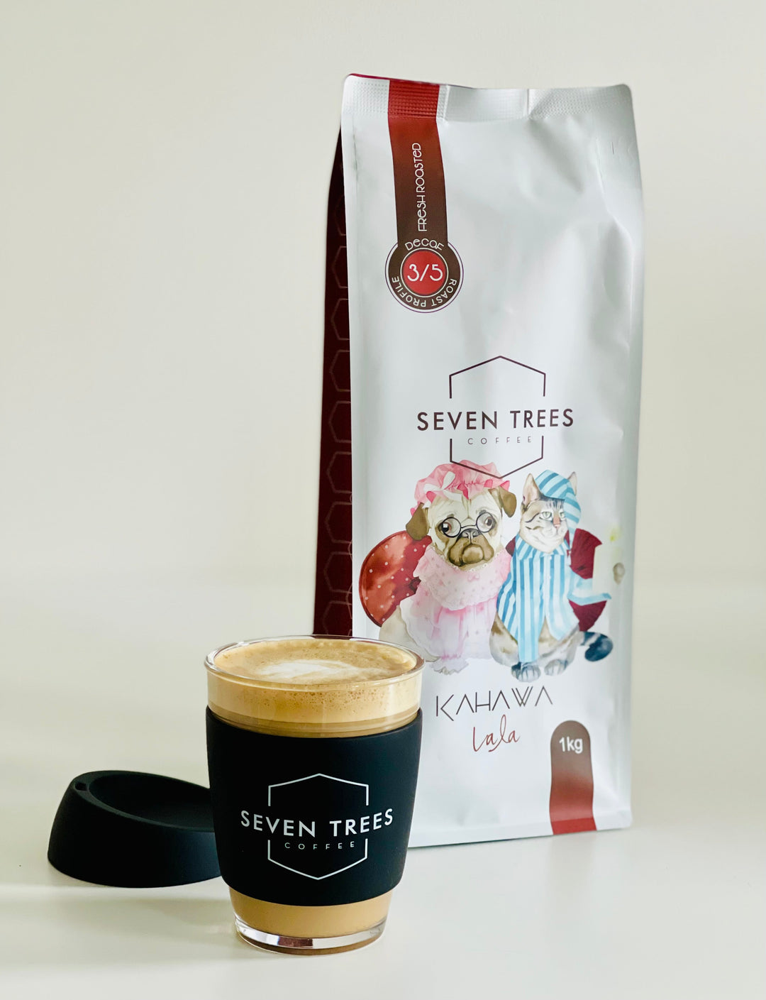 Kahawa La La Decaffeinated beans Seven Trees Coffee