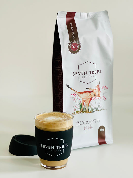 Boomer's Kick (DOUBLE CAFFEINE) Seven Trees Coffee